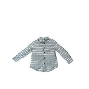 Cat And Jack Striped Button Up Shirt